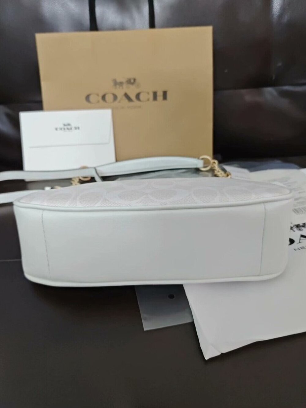 NWT Coach Teri Shoulder Bag In Signature Canvas CA548 - Picture 6 of 8